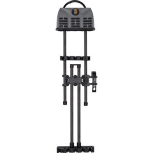 TightSpot Shift Lock Quiver in gun metal, telescoping one-piece quiver RH/LH