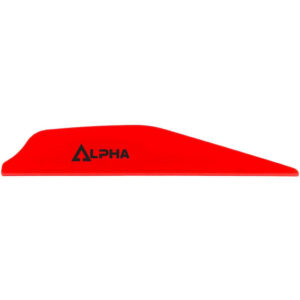 Bohning Alpha Vanes Neon Red 100 pk.