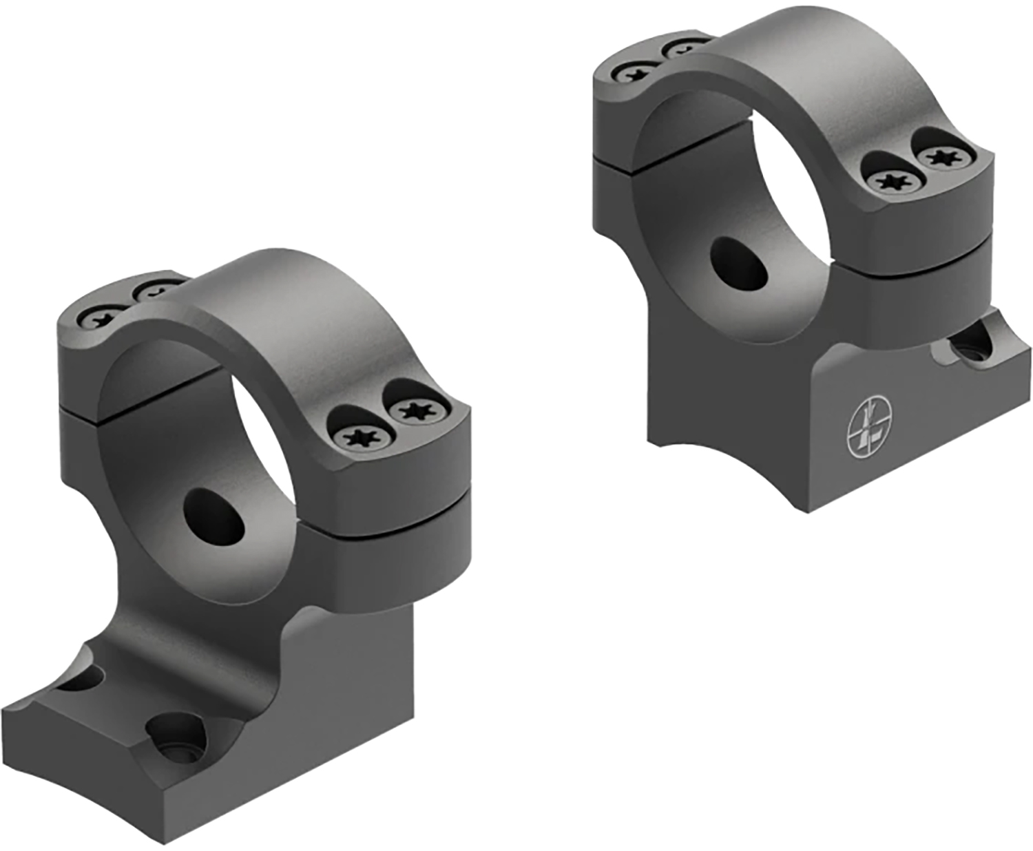 Leupold BackCountry 2-piece integral ring mount for Browning X-Bolt, 1-inch tube, Medium, Matte Black