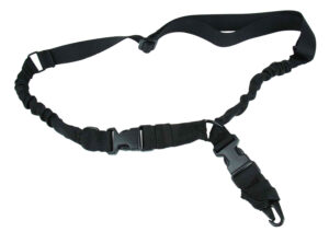 TacFire SL003B 2-to-1 double bungee rifle sling, black, 30-40 inch OAL