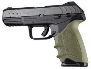 Hogue HandAll Beavertail Grip Sleeve in OD Green for Ruger Security-9 textured rubber
