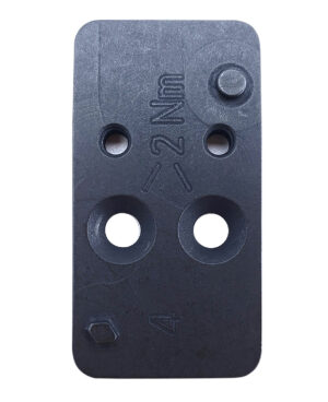 HK 50254264 Optic Plate #4 Black Steel, Fits HK VP9 OR Leupold DeltaPoint Pattern Footprint Mount