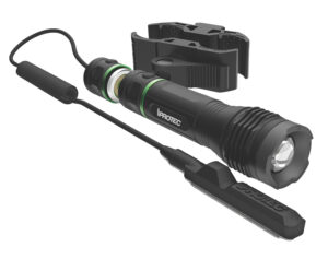 iProtec 665 LG 250 250 Lumen Green Firearm Light with Long Gun Mount  Black Anodized 25/250 Lumens Green   LED Light