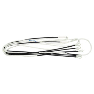 GAS Ghost XV String and Cable Set White w/ Black Serving Elite Ritual 35