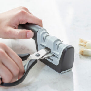 Smiths Diamond Pro two-stage knife and scissor sharpener with diamond rods and ceramic stones