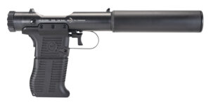 B&T Firearms 410110 Station Six  45 ACP Bolt Action 7+1 3.50" Barrel/5.10" Suppressor, Black Hard Coat Anodized Finish, Black Pre-Scored Grips