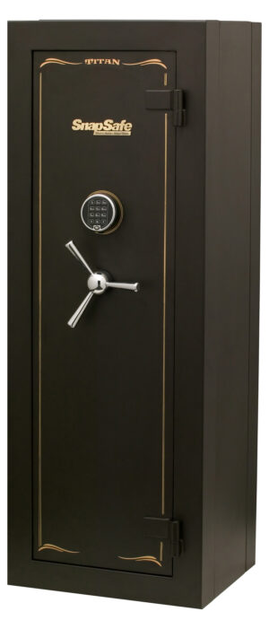 SnapSafe Titan 75010 modular safe 59 H x 22 W x 17.5 D black 9-gauge steel
