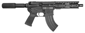 Diamondback DB15 7.62x39mm AR pistol, 7-inch barrel, 6-inch M-LOK handguard, carbon lower