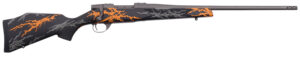 Weatherby VYH7M8RR2B Vanguard Compact Hunter 7mm-08 Rem 5+1 20", Tungsten Gray Barrel/Rec, Black w/Gray & Orange Sponge Accents Monte Carlo Stock, Accubrake Muzzle Brake