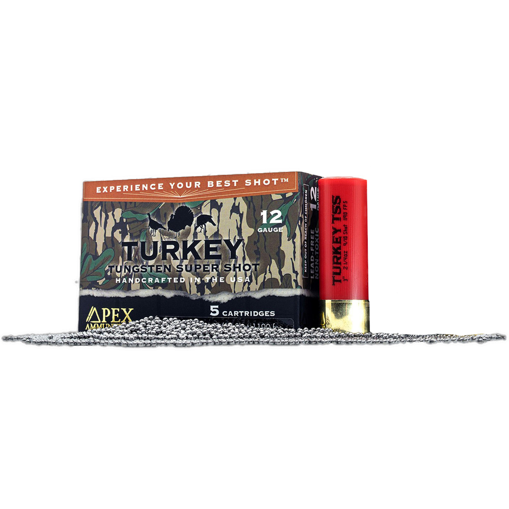 Apex GreenLeaf Turkey TSS 12GA 3in 2-1/4oz #9/#10 5rd Box