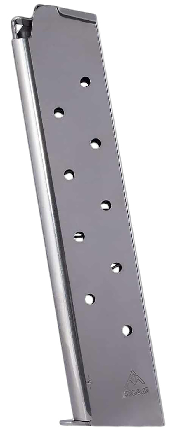 MEC-GAR MGCG4511N Colt 11rd .45 ACP Nickel Steel Magazine