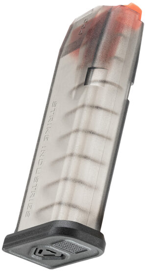 Strike Industries GMAG19 translucent smoke 15-round magazine for Glock 19