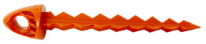 Targettack orange polycarbonate 3-inch target tacks pack of 100