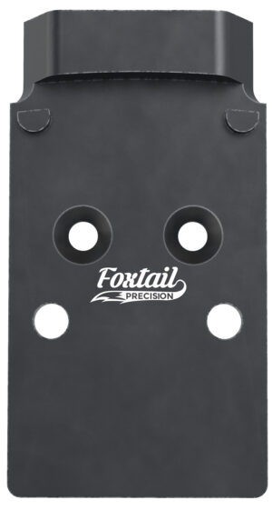 Foxtail Precision 100001 Red Dot Adapter Plate for Optics-Ready Pistol  Black Anodized CZ P10
