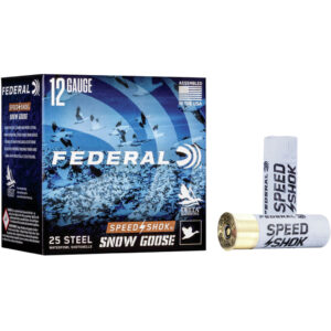 Box of Federal Speed-Shok Snow Goose 12 gauge BB shot shotgun shells