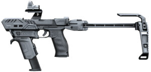 Recover S-PRO MG conversion kit for Walther PDP, black, spring-loaded stabilizer
