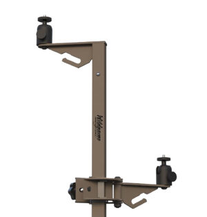 Wildgame Innovations dual mount camera stand adjustable 29-49 inch steel with 1/4-inch tripod mount