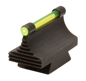 Truglo TGTG95530RG green fiber optic front sight, black frame, fits 3/8" dovetail