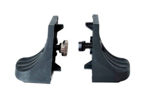 Meta Tactical M-LOK Thumb Rest black polymer mounted on handguard
