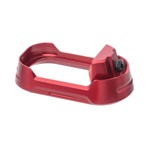 Tyrant CNC TDG19G34 magwell red aluminum for Glock pistols; verify fitment