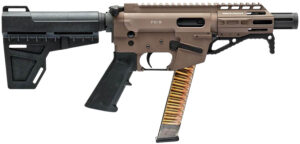 FREEDOM ORDNANCE FX9P 9mm 4-inch pistol Flat Dark Earth with KAK Shockwave Blade brace