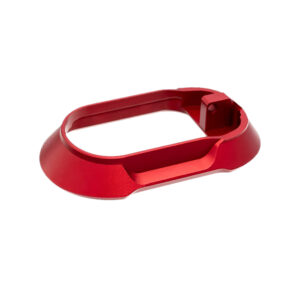 Tyrant CNC TDVP9MWRED red anodized 6061 aluminum magwell for Heckler & Koch VP9 VP40