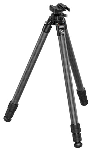 LEOFOTO ST-323CX ST-X tripod with integrated ballhead 6.30-64.60 in black aluminum