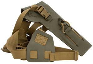 COLE-TAC VW204 Varmint Wrangler chest holster, Ranger Green, left hand