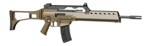 Heckler & Koch G36 .22 LR rimfire rifle 18.13 inch barrel Flat Dark Earth receiver folding stock