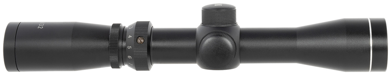 Aim Sports JHI2732B 2-7x32mm Scout Scope, black, blue multi-coated optics