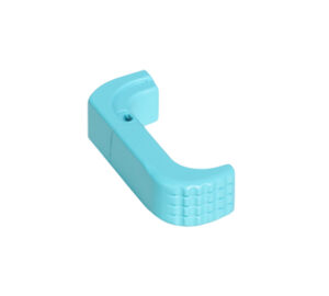 Timber Creek Outdoors Glock 43X extended magazine release Robin's Egg Blue anodized aluminum