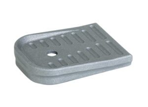 Timber Creek Outdoors Glock 43X magazine floor plate, anodized tungsten aluminum