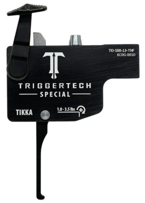TriggerTech TI0SBB13TNF Diamond  Black Flat Lever Fits Tikka Right Hand