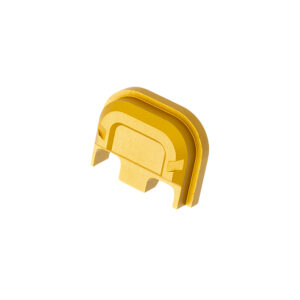 Tyrant CNC gold chevron slide cover plate for Glock Gen5 pistols