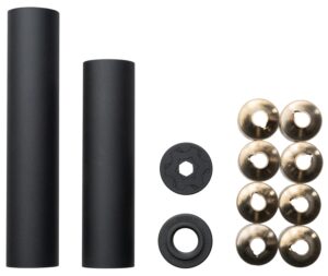 CMMG Zeroed 22 Plus suppressor kit in black — modular .22 LR suppressor with 22K tube