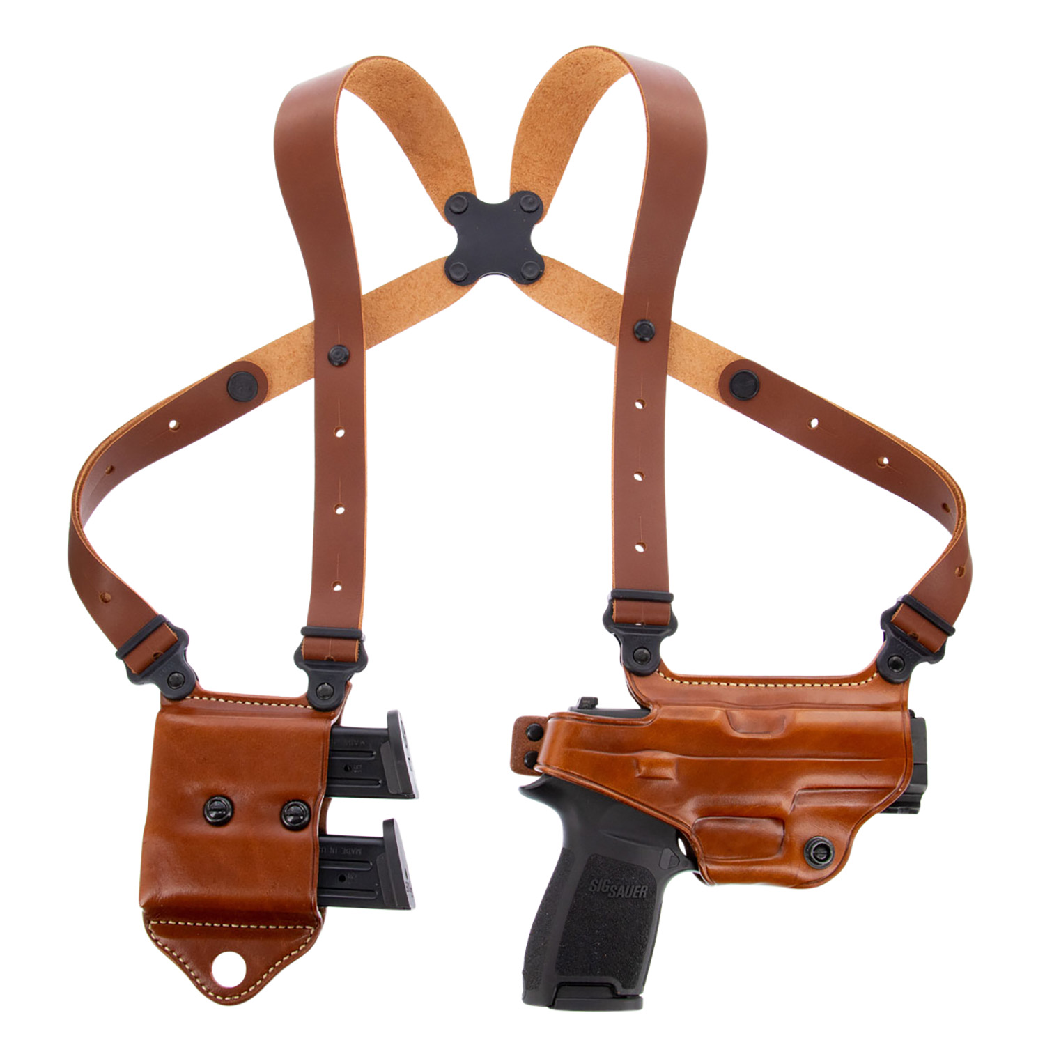 ガルコ　マイアミ　クラッシック２　ショルダー　システム Galco Miami Classic II Shoulder Holster System, Tan, Right Hand