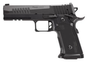 Sig Sauer 211F9GT510 P211 GT5 Full Size 9mm Luger 10+1 5" Black Barrel, Black Nitron Stainless Steel Optic Ready/Serrated Slide & Frame w/Beavertail & Picatinny Rail, G10 Grip Panels, SIGLOC-PRO Footp