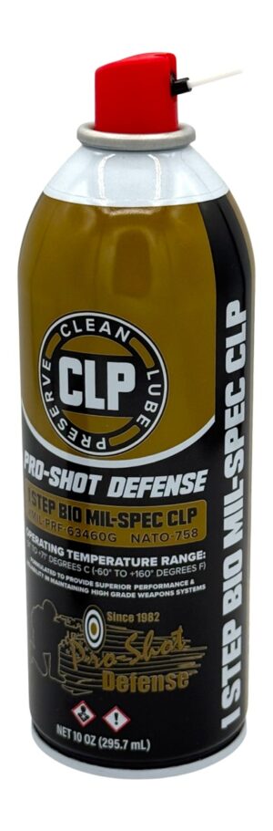 Pro-Shot BIO Mil-Spec CLP 10 oz bottle for firearm maintenance