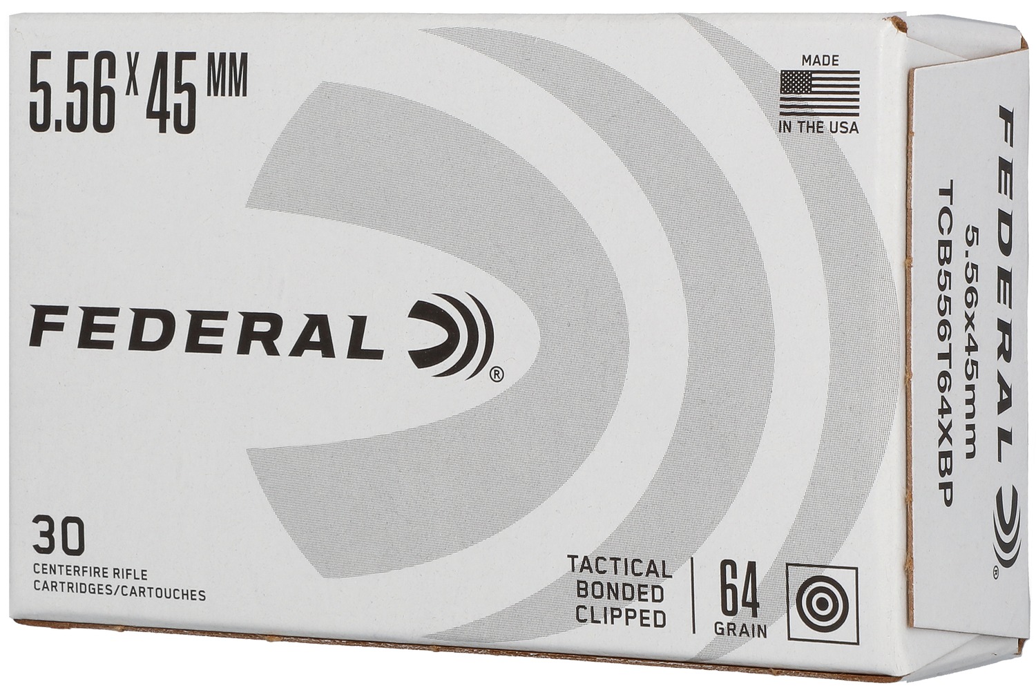 FED TCB556T64XBP 556X45 64GR BONDED SP CLIP 20/30 - Alexander's