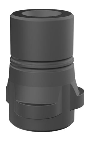 Breek Arms Void Mount .30 cal 5/8-24 black nitride steel suppressor mount resembling thread protector