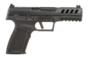 TISAS PX-5.7 Raptor OR optics-ready 5.7x28mm pistol with black polymer frame and serrated slide