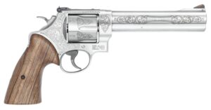 Smith & Wesson Model 629 Engraved .44 Magnum 6.5in stainless revolver with Tyler Gun Works walnut grips