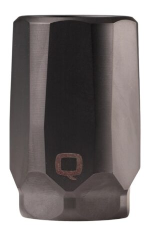 Q LLC Whistle Tip Cherry Bomb Blast Mitigation Device PVD finish, 1.85 in length, black