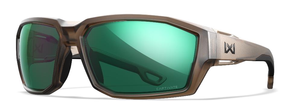 Wiley X Alpine Captivate GRN/TRANS BLK Shooting Glasses - Alexander's
