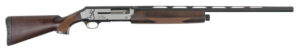 Browning 011412606 Silver Field Micro Midas 20 Gauge 24" 3" 4+1, Alloy Receiver With Silver/Matte Black Bi-Tone Finish, Satin Turkish Walnut Stock With Cut Checkering (Compact)