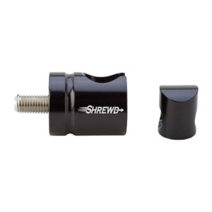 Shrewd Quick Disconnect Gloss Black Straight 1 in OD 1.2 in length