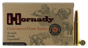 Box of Hornady .416 Ruger 400 grain Dangerous Game Solid ammunition