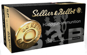 Box of 50 Sellier & Bellot .44 Rem Mag 240 grain soft point ammunition