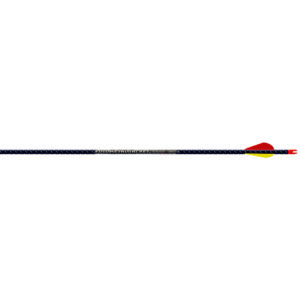 Easton 5mm FMJ carbon arrows 340 with 2-inch Blazer vanes, 6 pack