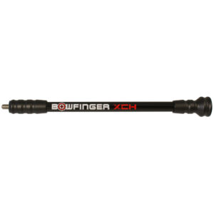 Bowfinger Target XCH black 12 inch stabilizer with .625 inch outside diameter